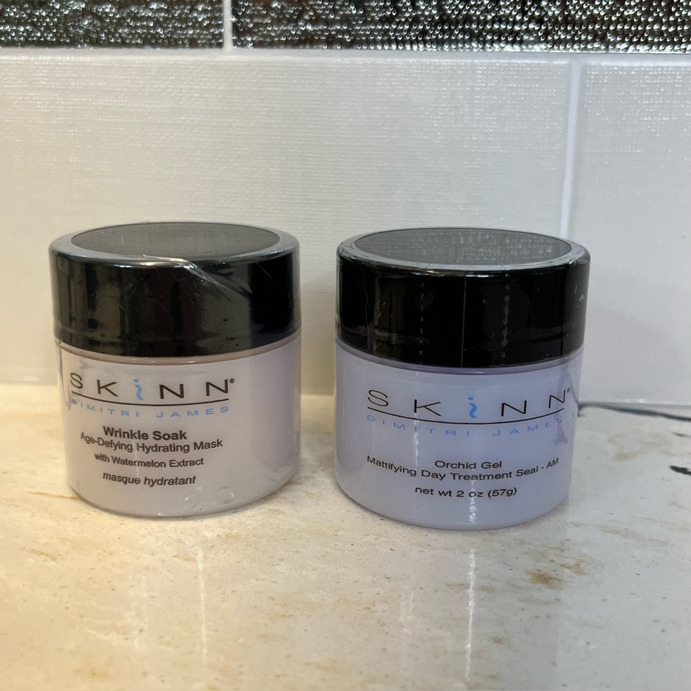 SKINN Bundle - Wrinkle Soak & Orchid Gel - New/Sealed